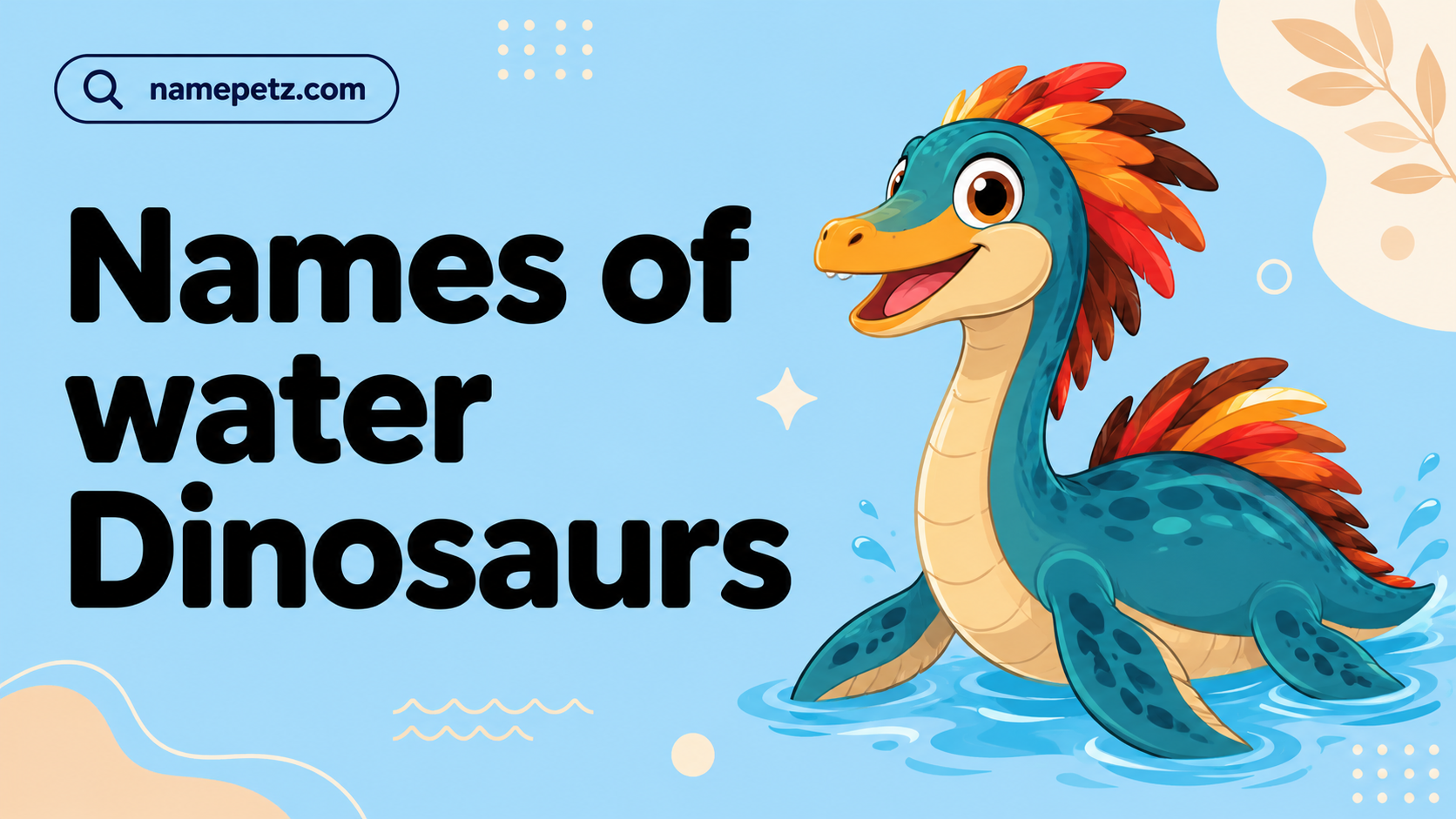 Names of water Dinosaurs