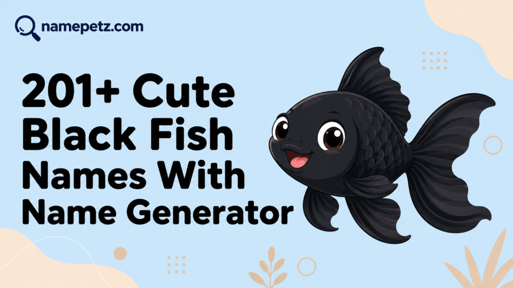 Black Fish Names