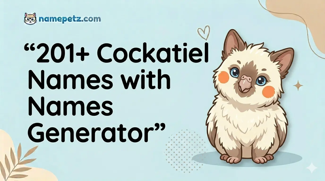 Cockatiel Names