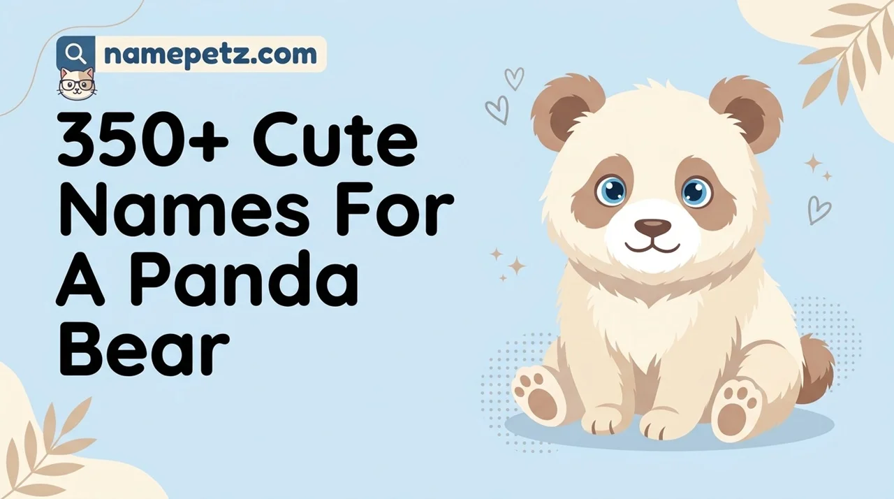 Cute Names For A Panda Bear