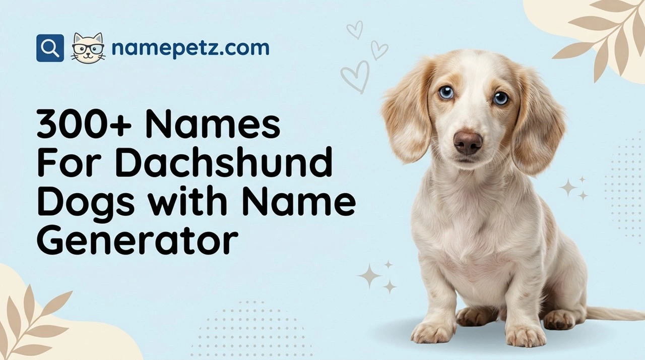 Names For Dachshund Dogs