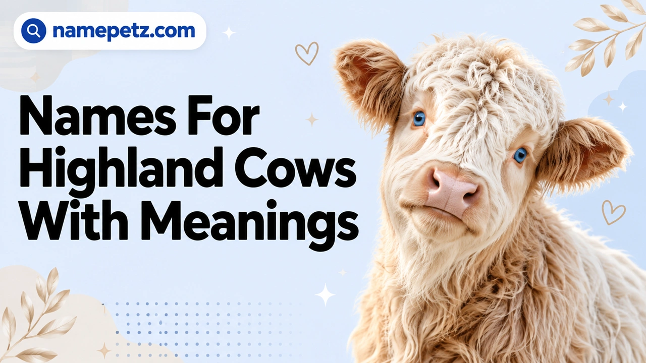 Names For Highland Cows With Meanings
