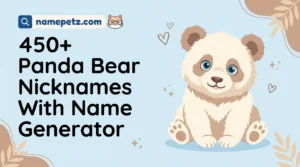 Panda Bear Nicknames