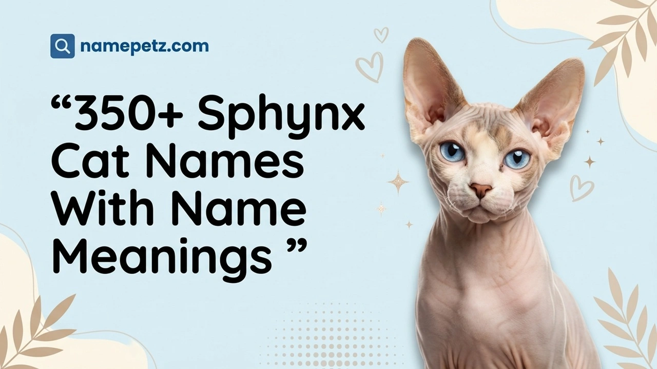 Sphynx Cat Names