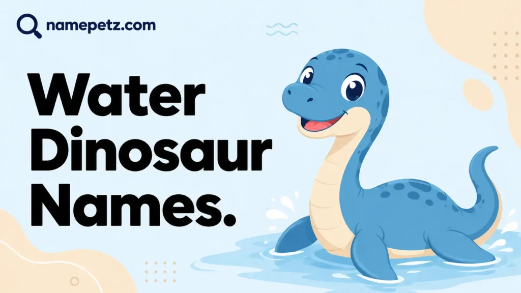 Water Dinosaur Names