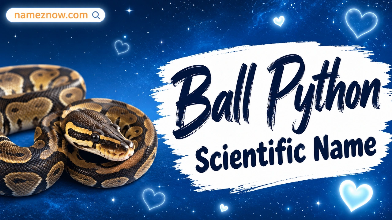 Ball Python Scientific Name