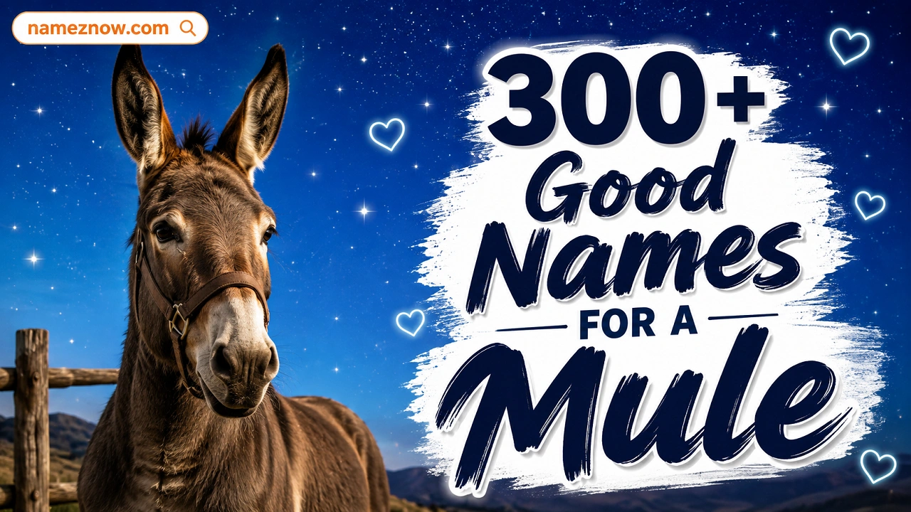300+Good Names For A Mule