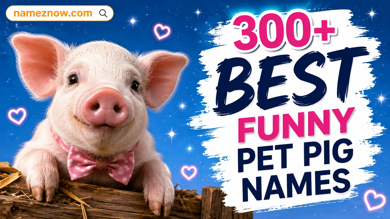 Best Funny Pet Pig Names