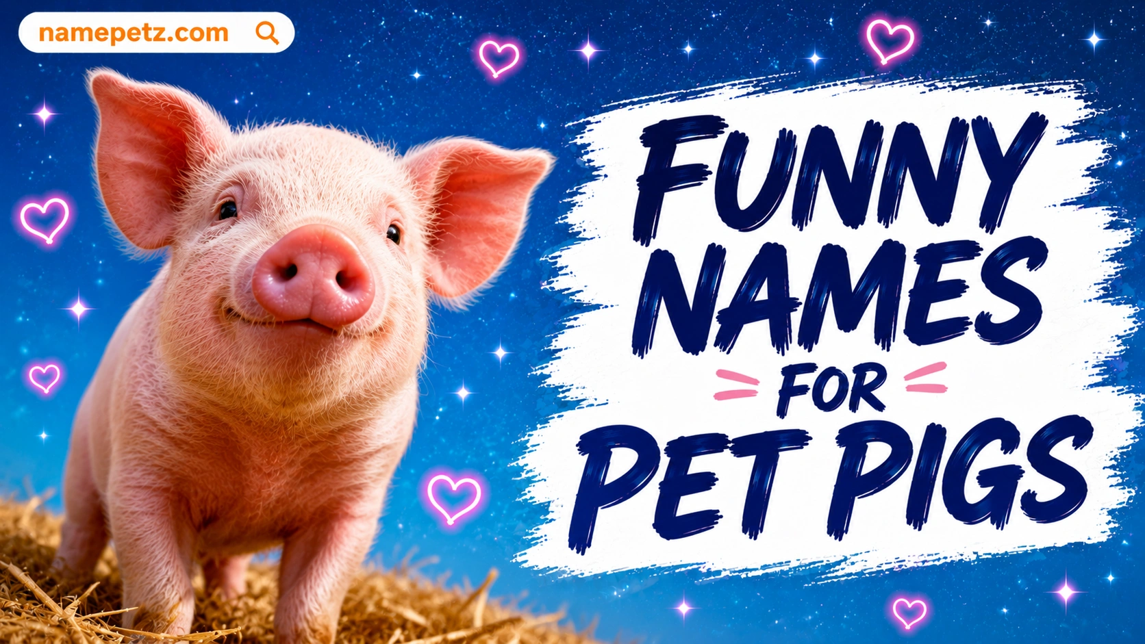 funny names for pet pigs